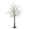 4ft. Pre-Lit Artificial Halloween Black Twig Tree with 24 Orange LED Pumpkin Shaped Lights